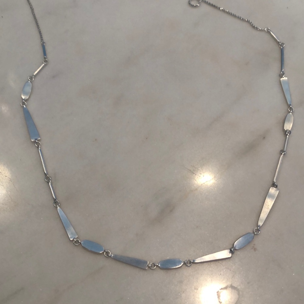 Kendra Scott Adjustable length silver necklace